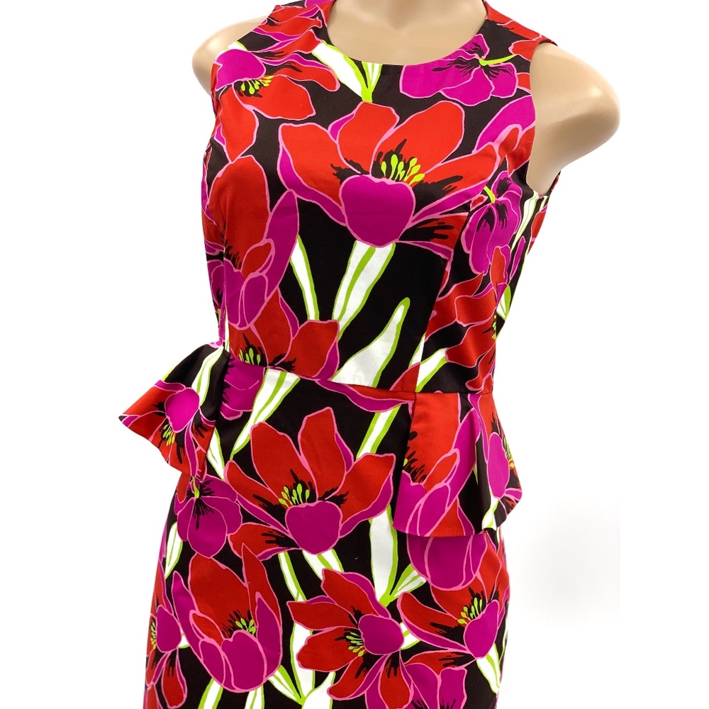 Kate Spade Floral Peplum Dress - Picture 2 of 8